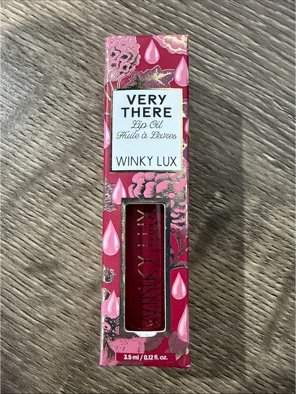 Winky Lux Very There Lip Oil in Berry NEW